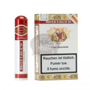 Romeo y Julieta Wide Churchills Tubos (3)