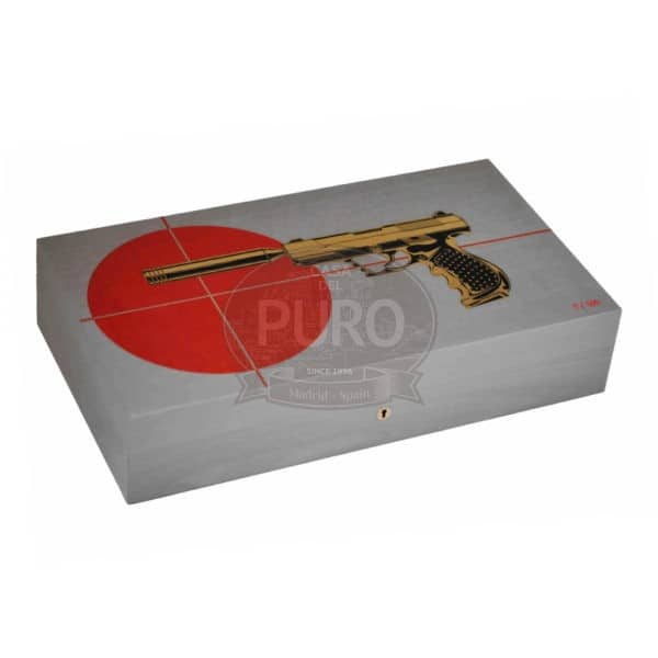 Elie Bleu Gun Target grey and red 110 Cigares Casa Del Puro