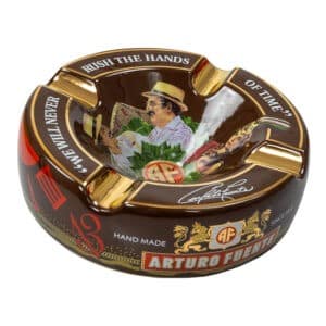 cendrier arturo fuente "we will never rush the hands of time" brun 4 cigares